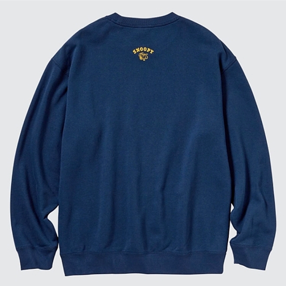 New w/o Tags Uniqlo Snoopy Peanuts Retro Long Sleeve French Terry Pullover Large - Picture 6 of 10